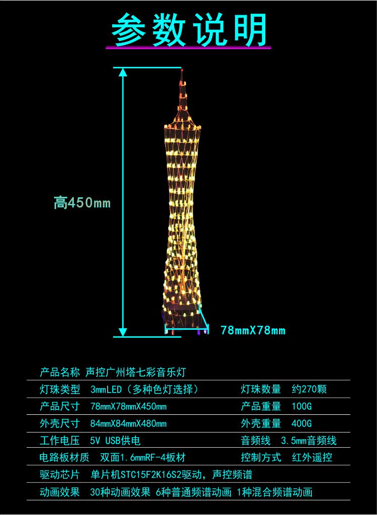 手工广州塔的制作步骤图片