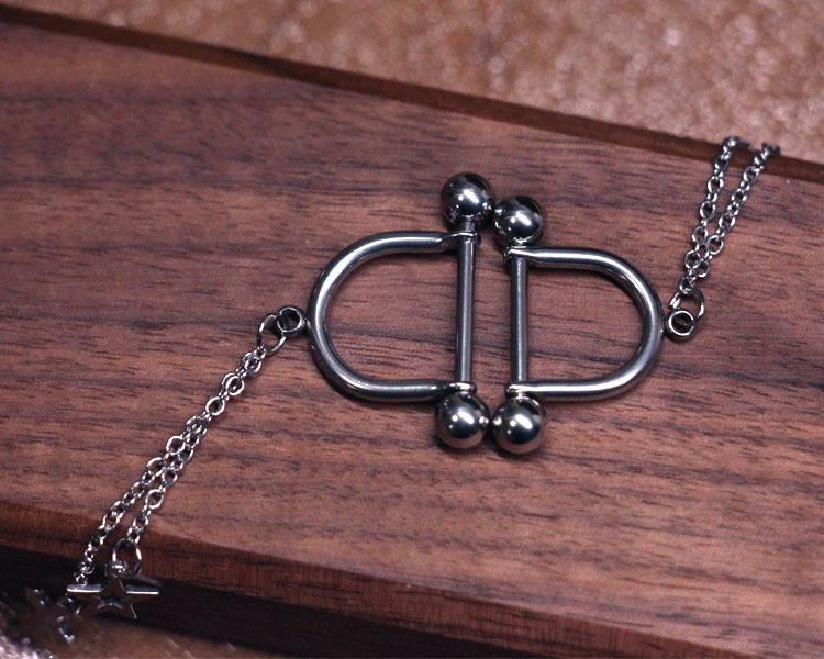 乳环乳链1.2mm钛钢体链胸链耳链铃铛乳环链条乳钉pa环饰品情侣饰品定