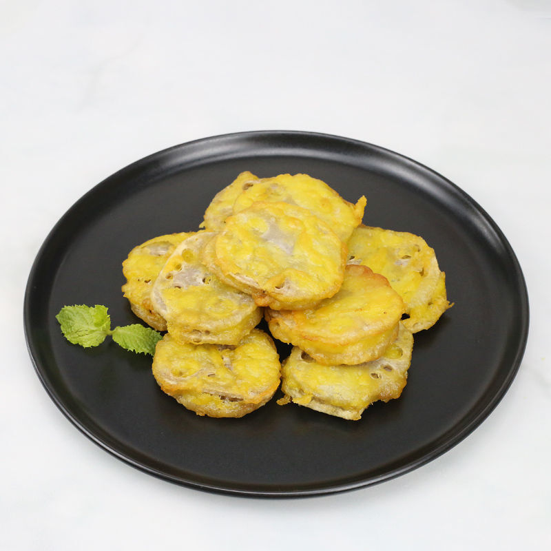 顺丰香脆藕合商用油炸特色小吃藕饼粥店黄金藕盒半成品藕盒一袋800克