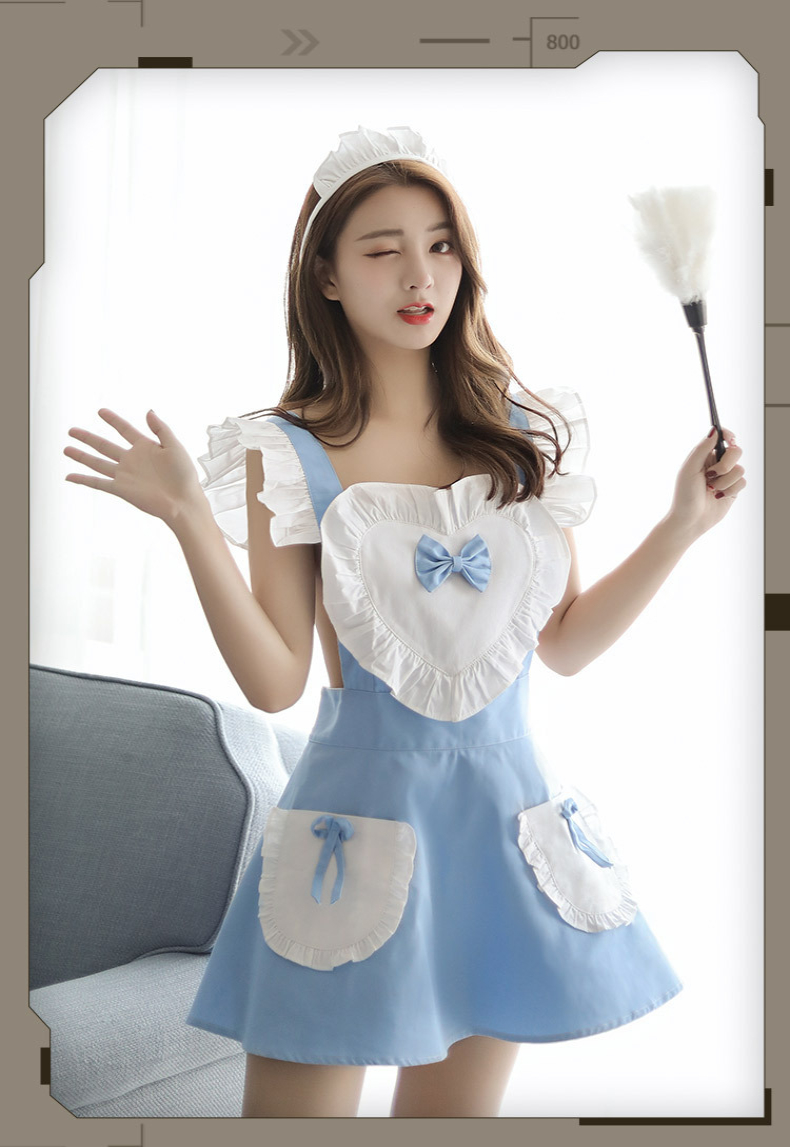 美涩轻奢情趣内衣厨房性感日本情趣内衣服诱惑欧美女睡衣女仆扮演露背