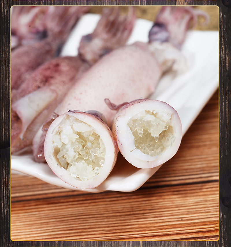 全籽乌鱼带籽笔管鱼满籽满膏新鲜速冻生鲜费雅南奇 机器选籽乌(11%人