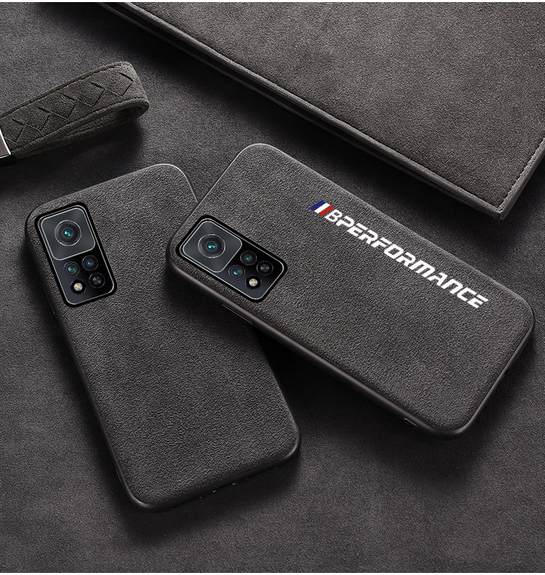 圣鳄华为荣耀v40手机壳荣耀v40保护套高档商务翻毛皮欧缔兰alcantara