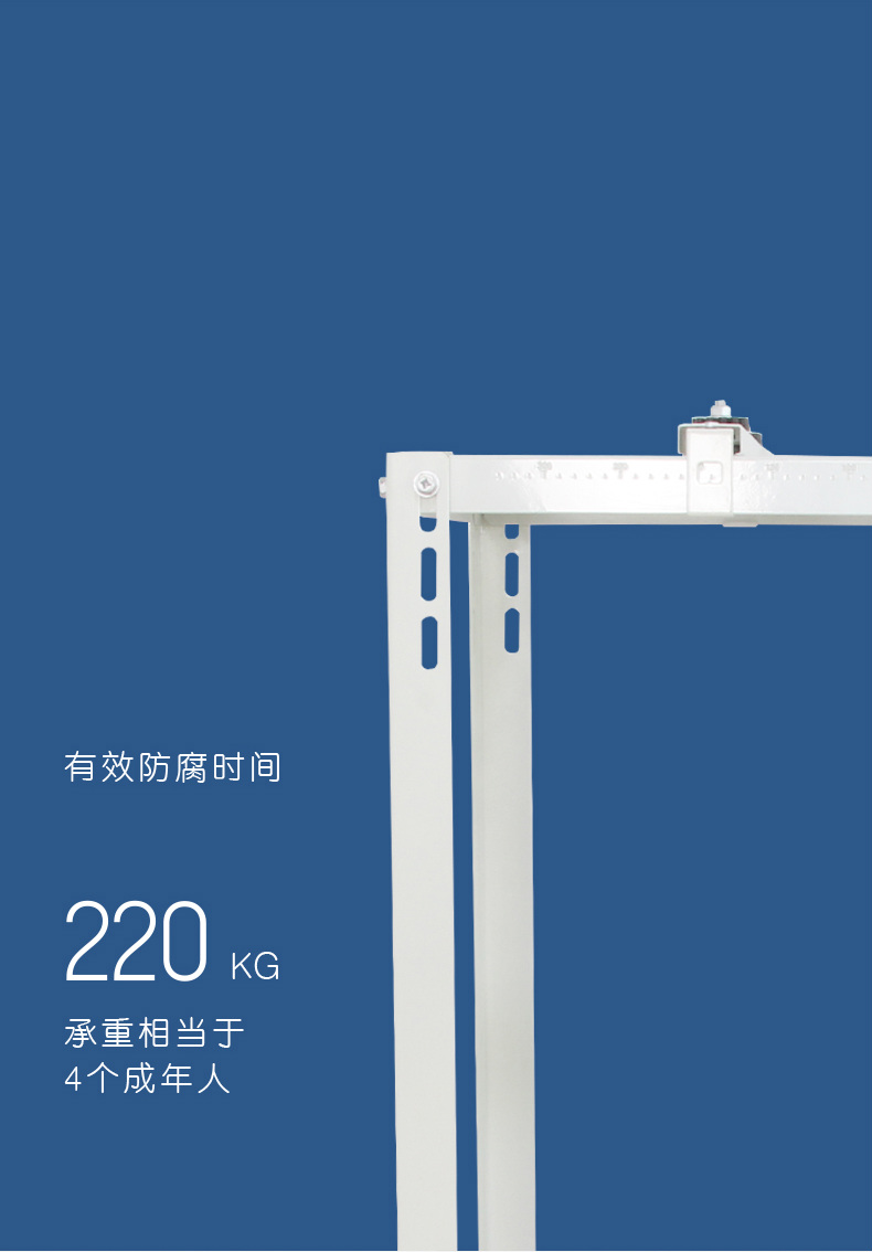 中央空調外機支架配件節省空間落地雙層疊放減震防震降噪架子架xec