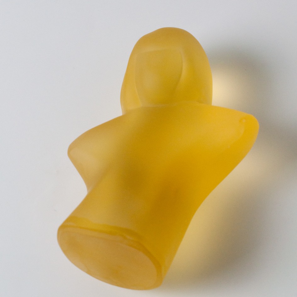 傻妞水晶玻璃居家摆件魔幻娃娃无能量款手机傻妞道具收藏礼物c品磨砂