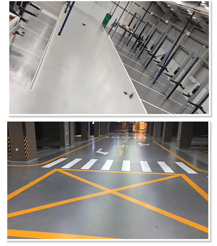 丙烯酸地坪漆水泥地面漆快干道路划线漆厂房地面耐磨地板漆大桶装 铁