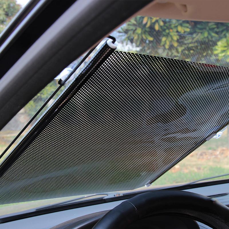 汽车遮阳伞遮阳挡遮阳帘防晒车窗汽车遮阳板自动伸缩遮阳帘隔热帘遮阳