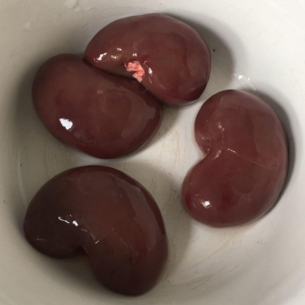 新鲜羊腰子冷冻净羊腰无尾油约2斤烧烤火锅食材约13-14个 锦蜜姬 2斤