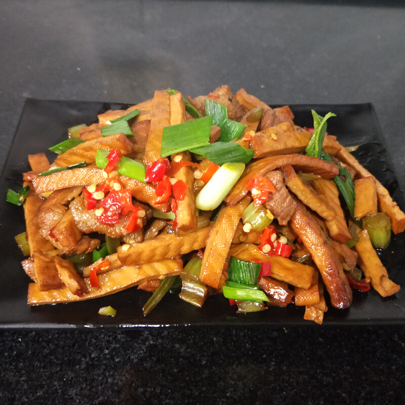 湖南香干益阳特产烟熏豆腐干农家手工自制原味柴火香干1000g 香干2斤