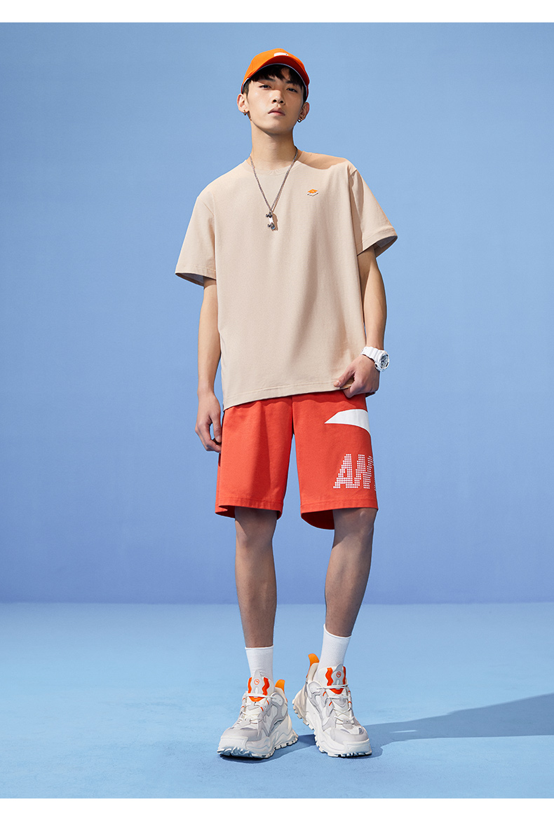 安踏短袖男2021夏潮流宽松文化衫运动t恤女休闲体恤情侣半袖t恤官方