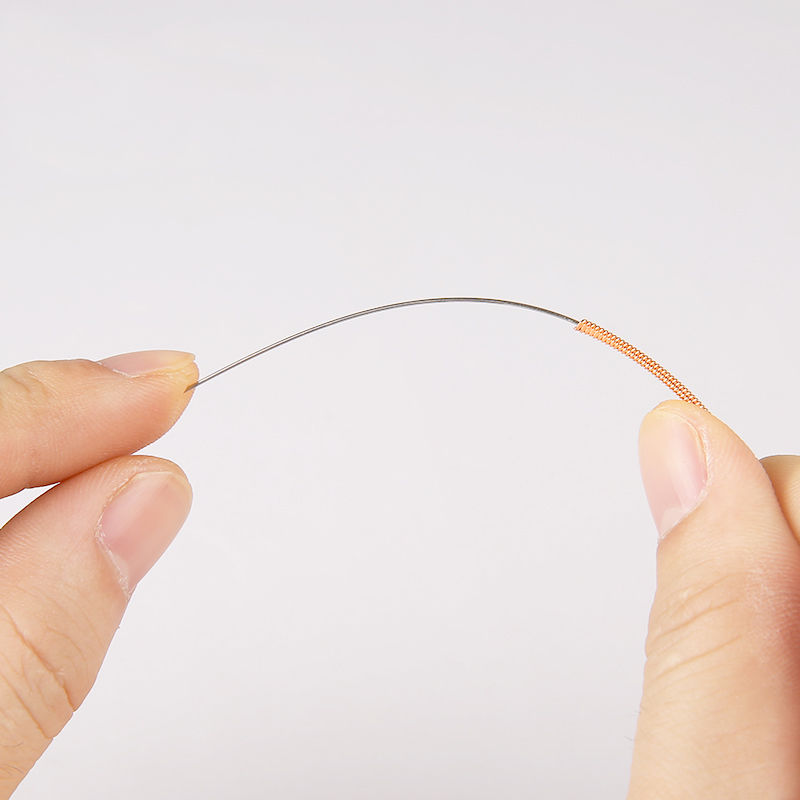 云龙牌圆利针 一次性无菌针灸针 铜柄圆利针 加粗针灸针 100支装 0.