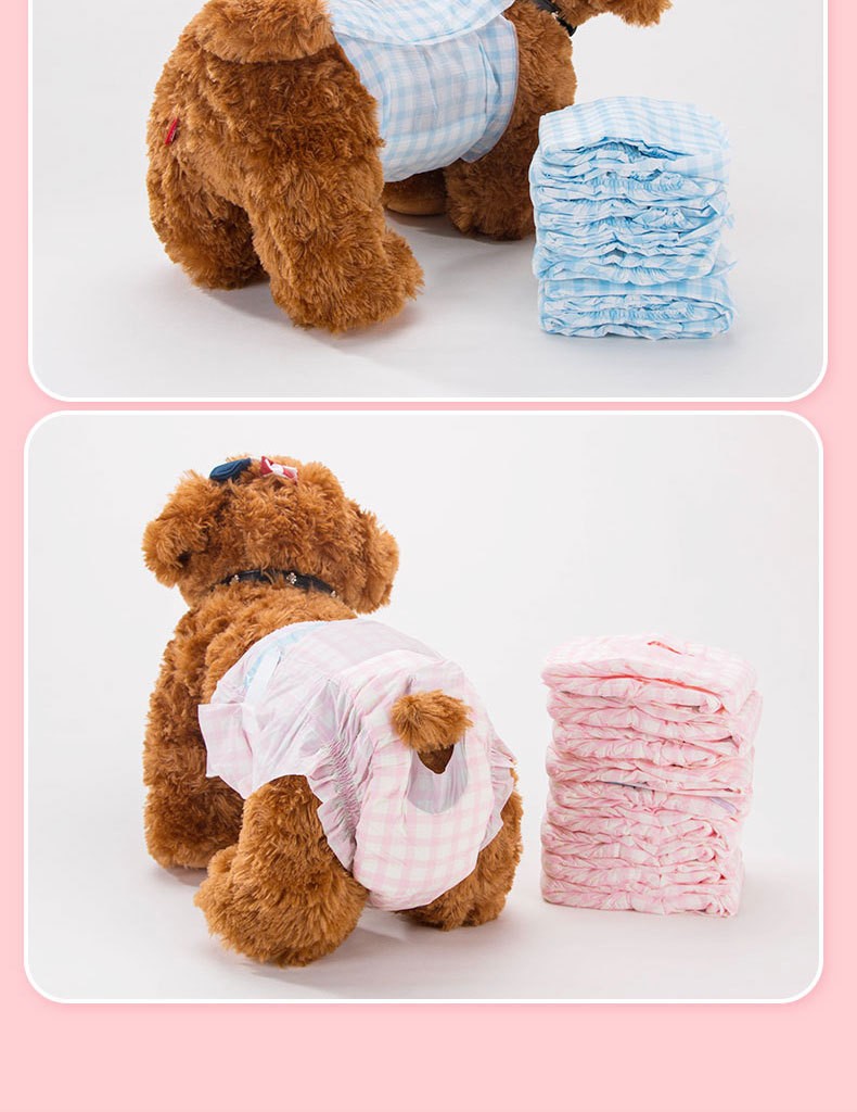 嬉皮狗宠物纸尿裤狗狗生理裤安全裤公母狗泰迪月经宠物姨妈裤尿不湿