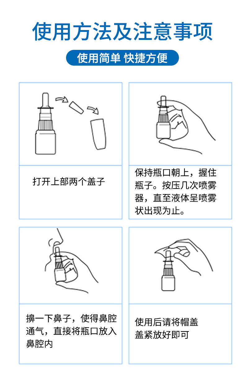 白云山鼾立停 治打呼噜防止打鼾神器喷雾液体止鼾器打鼾凝露 1盒标准