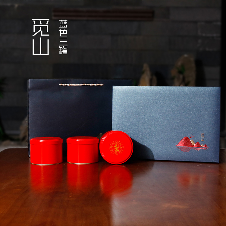 凤凰单丛茶叶包装盒空礼盒铁观音茶叶罐礼盒装空盒私人订制觅山3罐红
