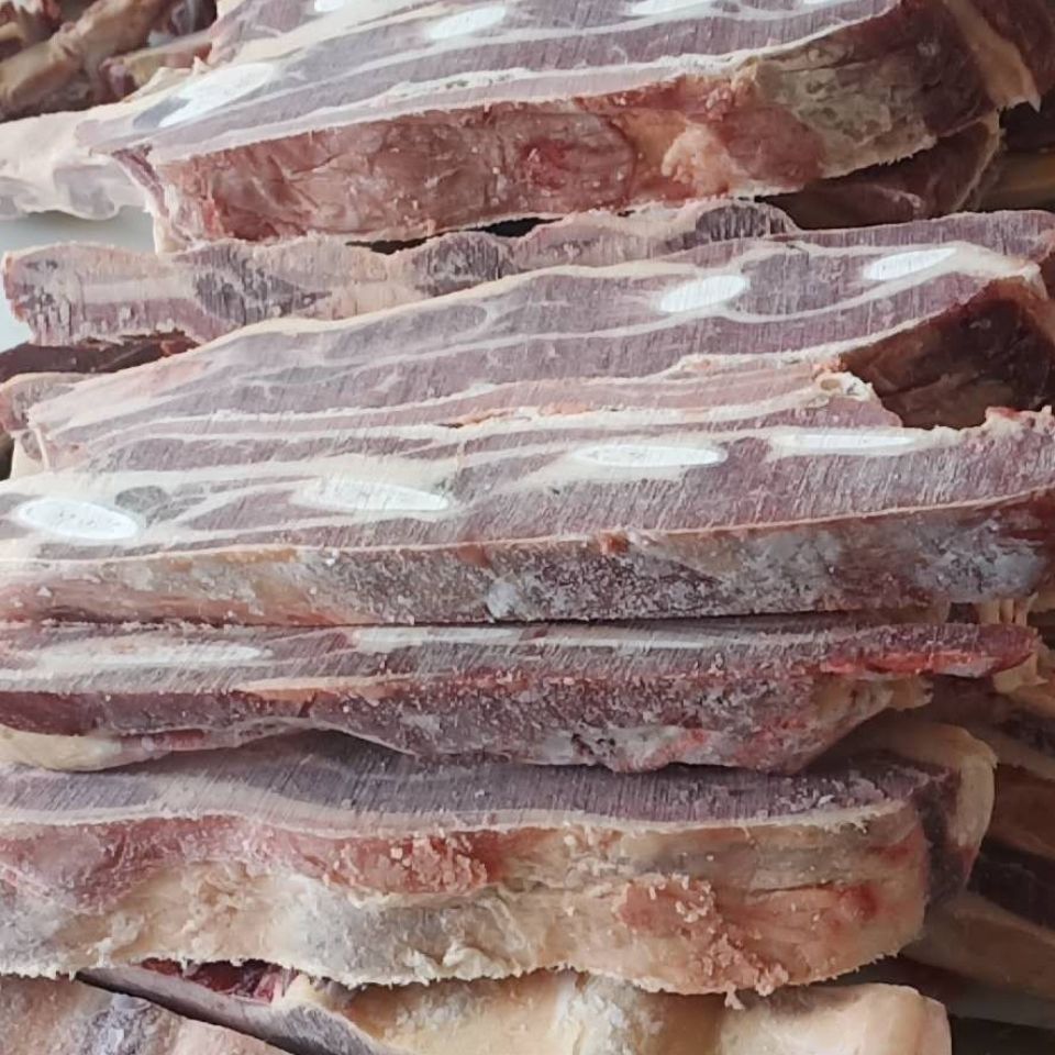 牛肋骨牛骨汤生鲜牛肉冷冻牛骨带肉牛骨头 牛肋骨4斤(多肉)【图片