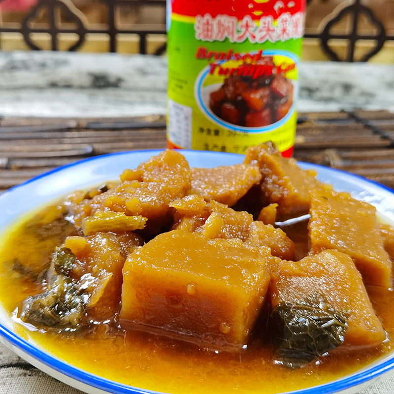 赖记正宗宁波大头菜浙江特产油焖烤菜大头菜罐头美味清香开盖即食下