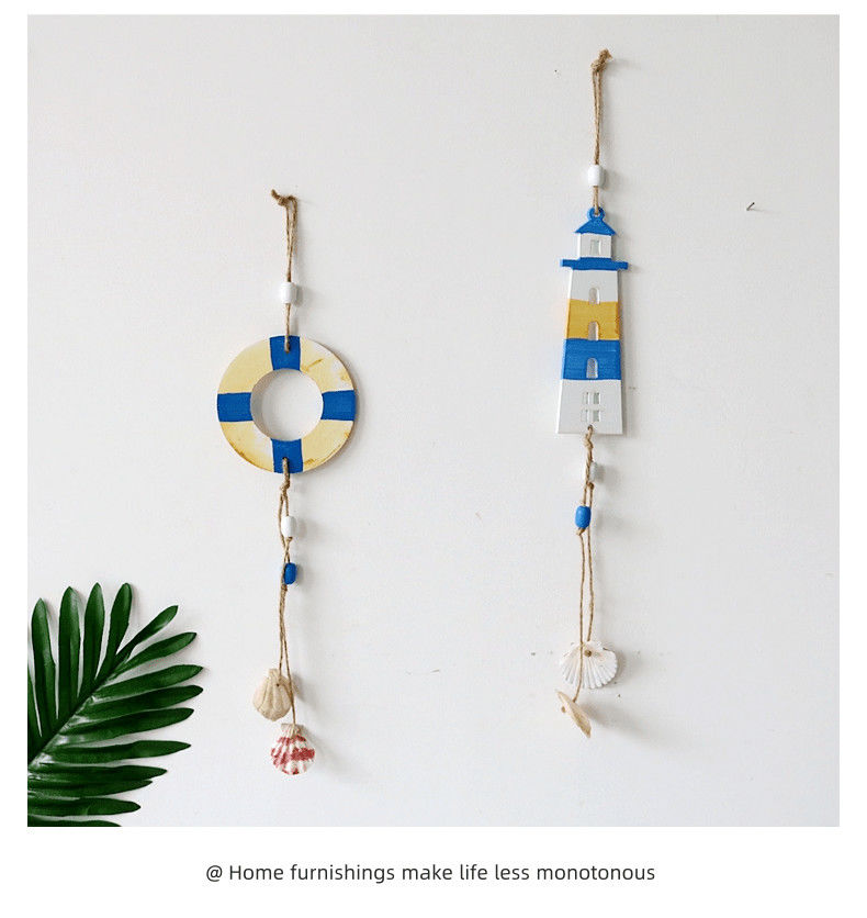 欣皇家居优选地中海海洋主题挂饰幼儿园麻绳挂饰吊饰走廊装饰挂件客厅