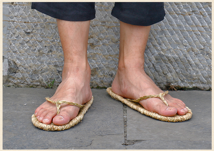 麻绳男夏季懒人休闲复古红军民族表演全麻凉拖草鞋开学季全包麻鞋42