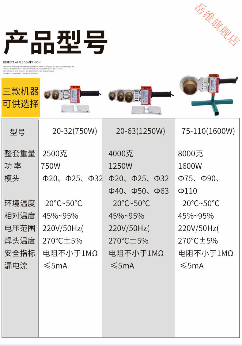 热熔器型号大全图片