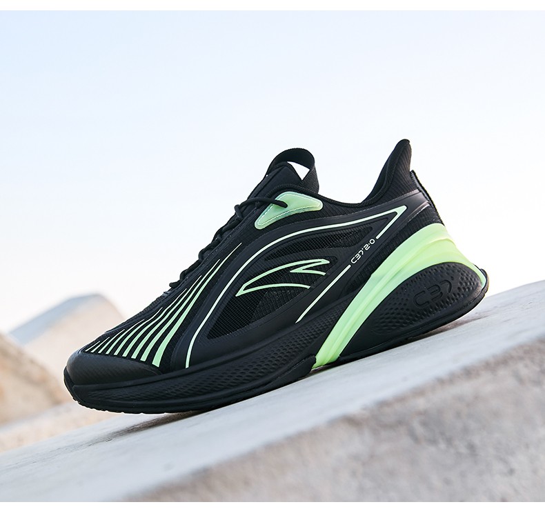 0】安踏男鞋运动鞋2022春季新款轻便软跑鞋情侣款透气减震回弹 象牙白