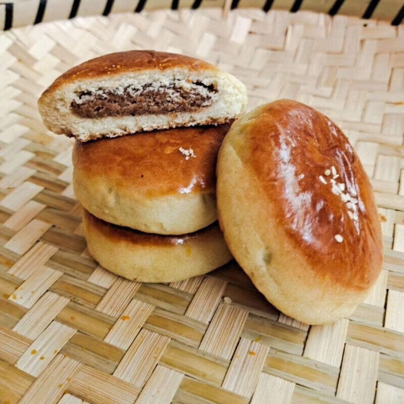 云南特产手工蛋清饼鲜花绿豆豆沙多种口味零食糕点 鲜花口味 300克