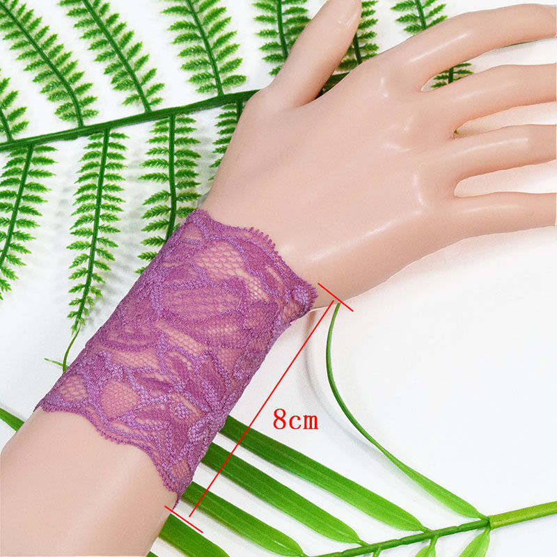 xpmr新品遮疤痕的隐形贴蕾丝护腕袖套夏季潮女遮疤痕袖套10蕾丝护腕