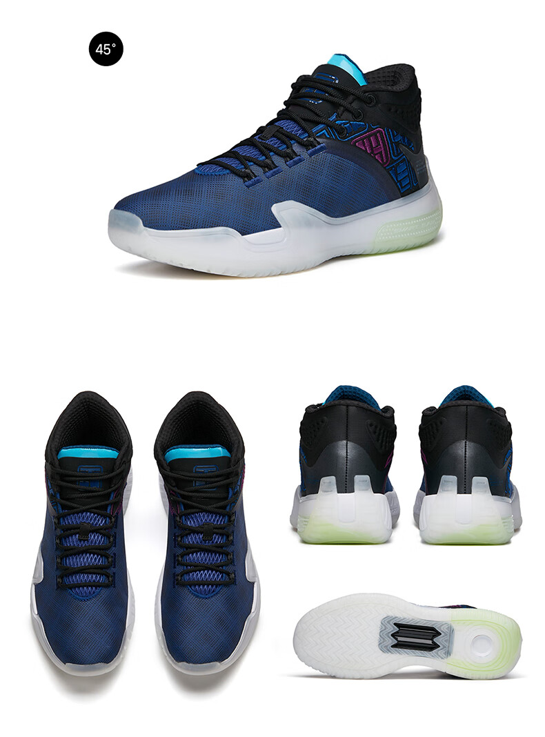 安踏霸道1代篮球鞋男2021冬季新款外场实战耐磨缓震运动鞋官方旗舰网