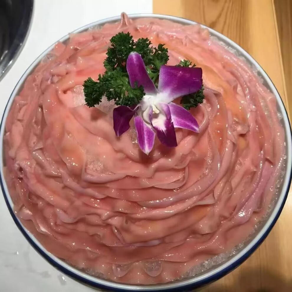 鸭肠新鲜火锅食材批发水发冰鲜鸭肠生鲜火锅店专用鸭肠 冰鲜鸭肠4斤