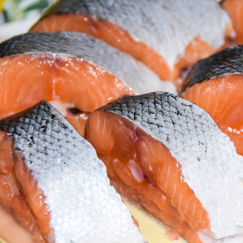 大马哈鱼新鲜腌制大马哈鱼抚远大马哈鱼腌制咸鱼整条鱼块水产鱼类诺斯