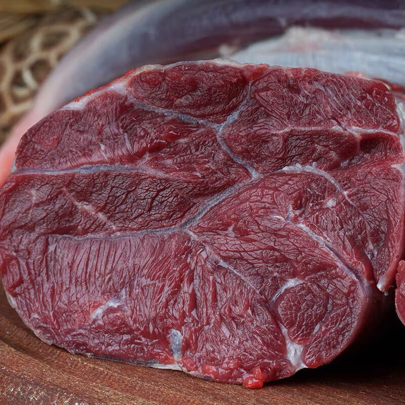 牛腱原切黄牛腱子肉腿腱肉散养手切金钱腱子肉卤煮鲜牛肉 原切牛腱肉