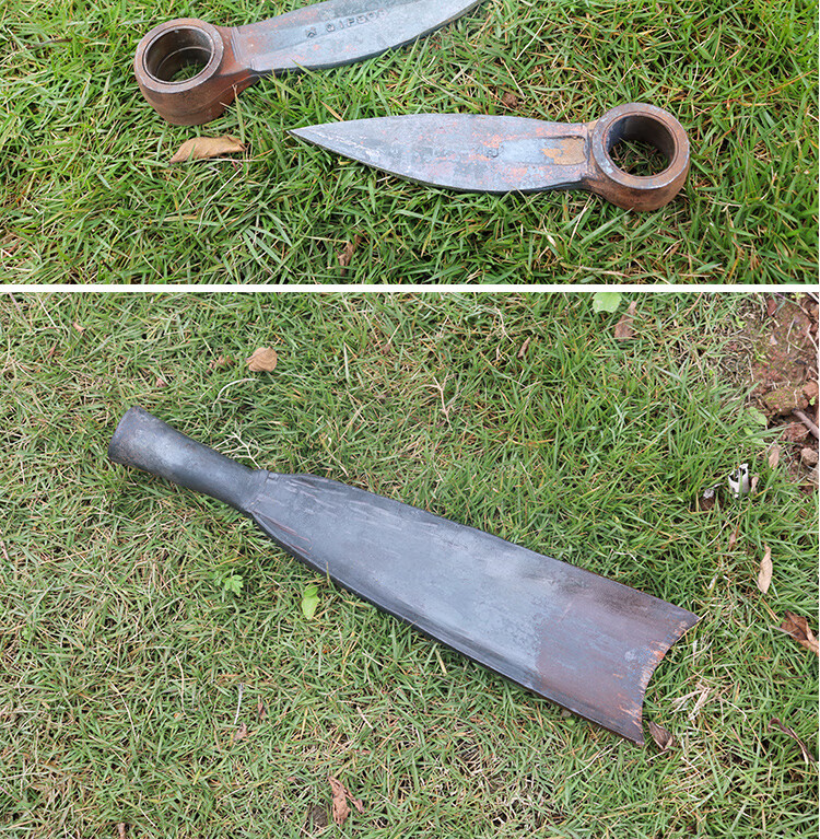 小锹小撬虫草锹园林工具铲子种花手工锻打锹园艺工具花锹花铲藕锹 桃