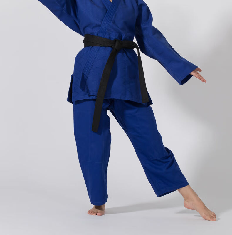 严选品质】儿童合气道服柔道服居和道服合气道服装巴西柔术道服 白色