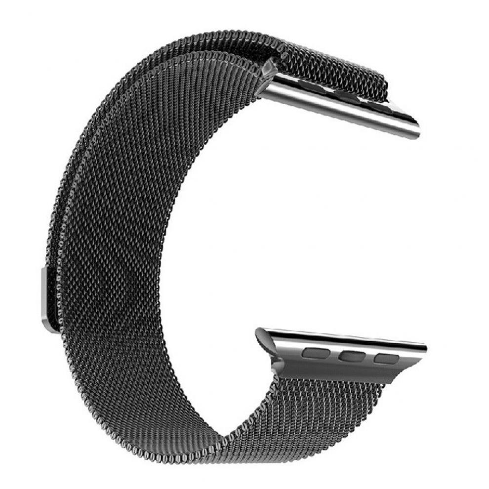 适用苹果手表applewatch米兰尼斯表带回环表带苹果123456手表带玫瑰金