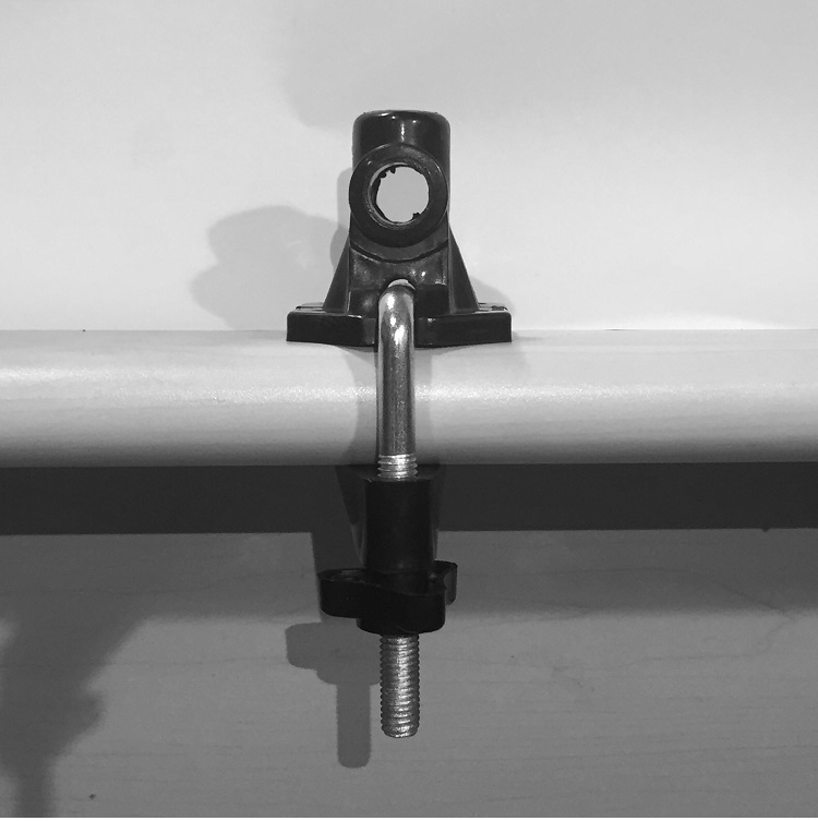 长臂工作台灯桌边固定夹子宿舍大底座金属台灯配件金属铁夹子可夹45cm