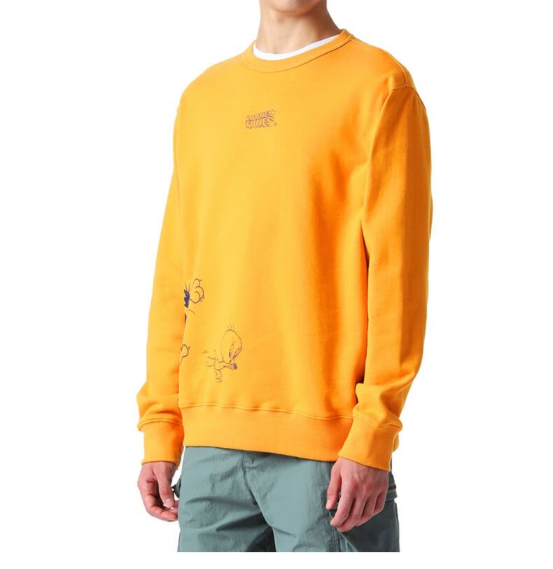 it :chocoolatelooney tunes联乘情侣款圆领卫衣角色印花3027ufh bkx