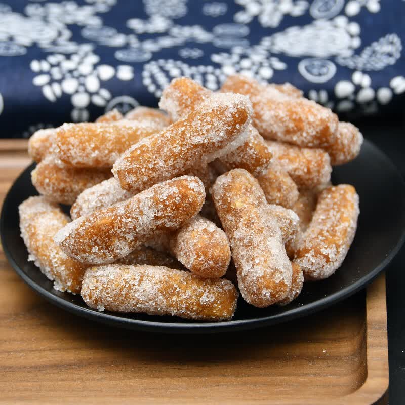 山东特产羊角蜜糖角蜜三刀蜜翻花炒糖果子老式甜食手工糕点心组合 蜜