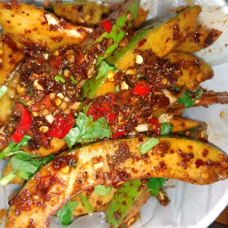 云南大理酸木瓜新鲜临沧特产酸水果野生泡酒青木瓜酸脆酸木瓜2斤辣椒