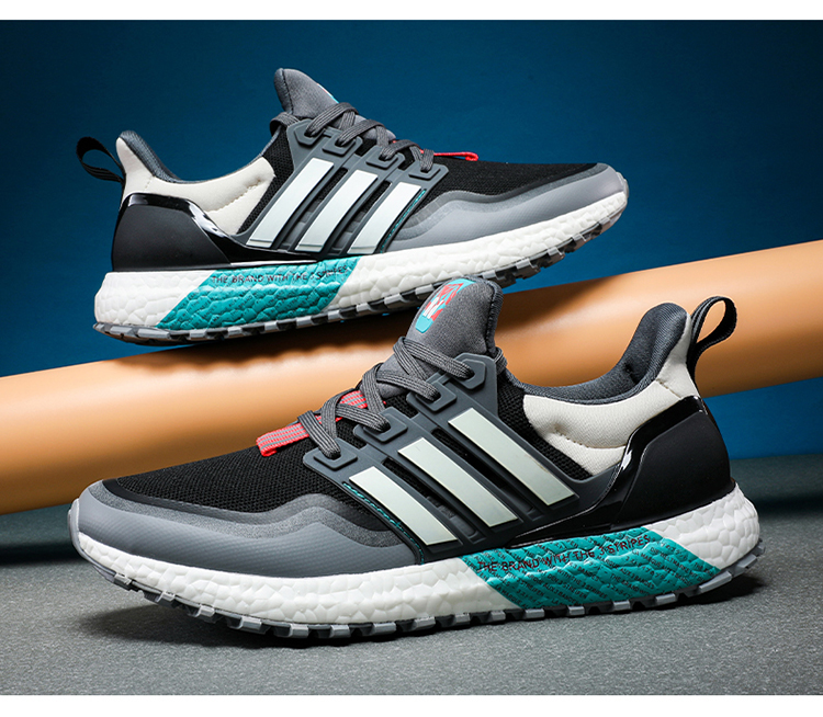 【官方旗舰】三叶草休闲风爆米花男鞋ub50跑步鞋男超轻跑鞋鞋男款减震