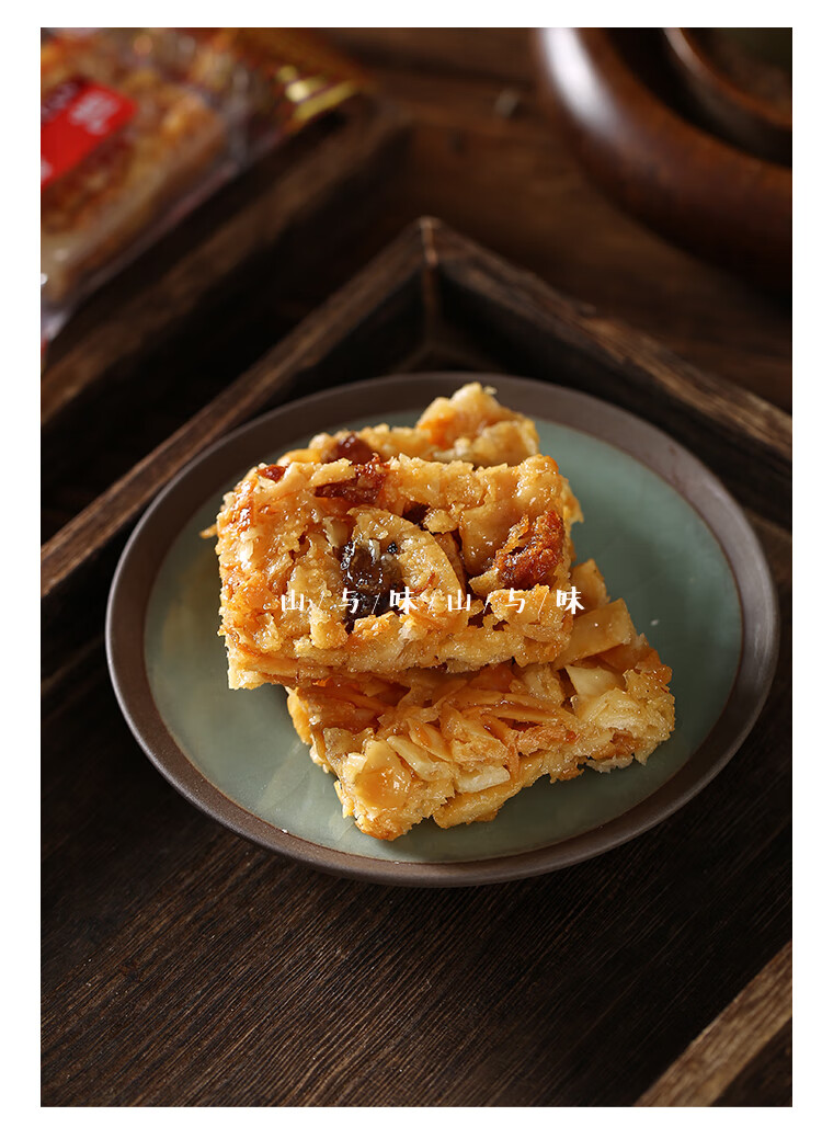 乳扇沙琪玛乳扇糕云南大理特产500g 手工萨其马零食 混合什锦味