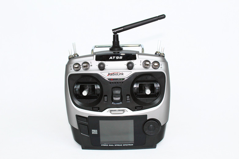 无人机遥控器 接收机乐迪at9spro航模遥控器9通多轴直升机固定翼中文