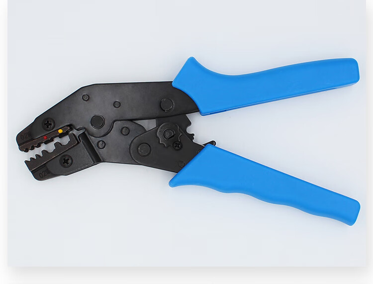 压线钳欧式裸冷压端子钳棘轮式绝缘接线端子压接钳手动电工接线钳 sn