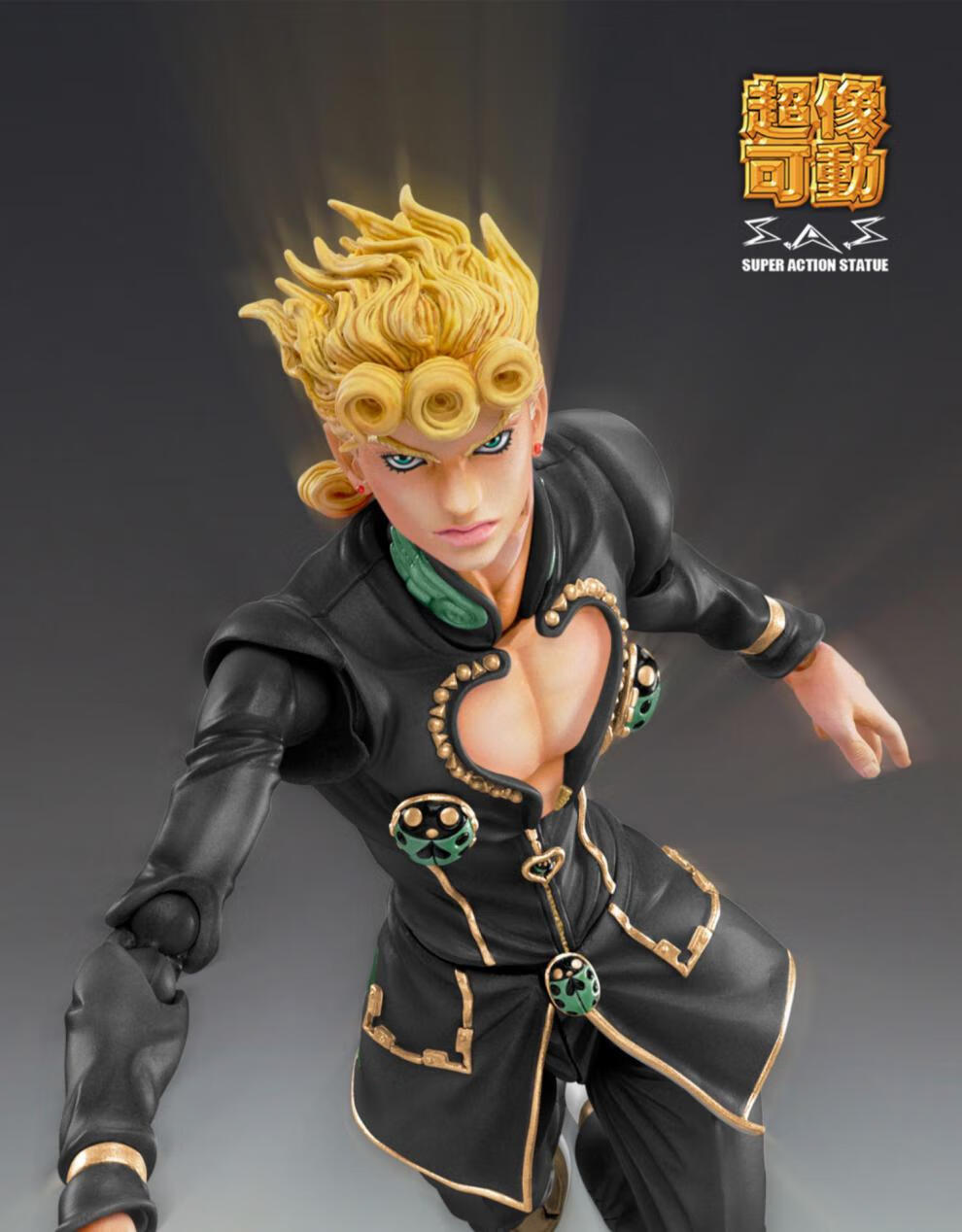 jojo手办黄金之风medicos 超像可动 jojo 黄金之风 乔鲁诺 乔巴纳