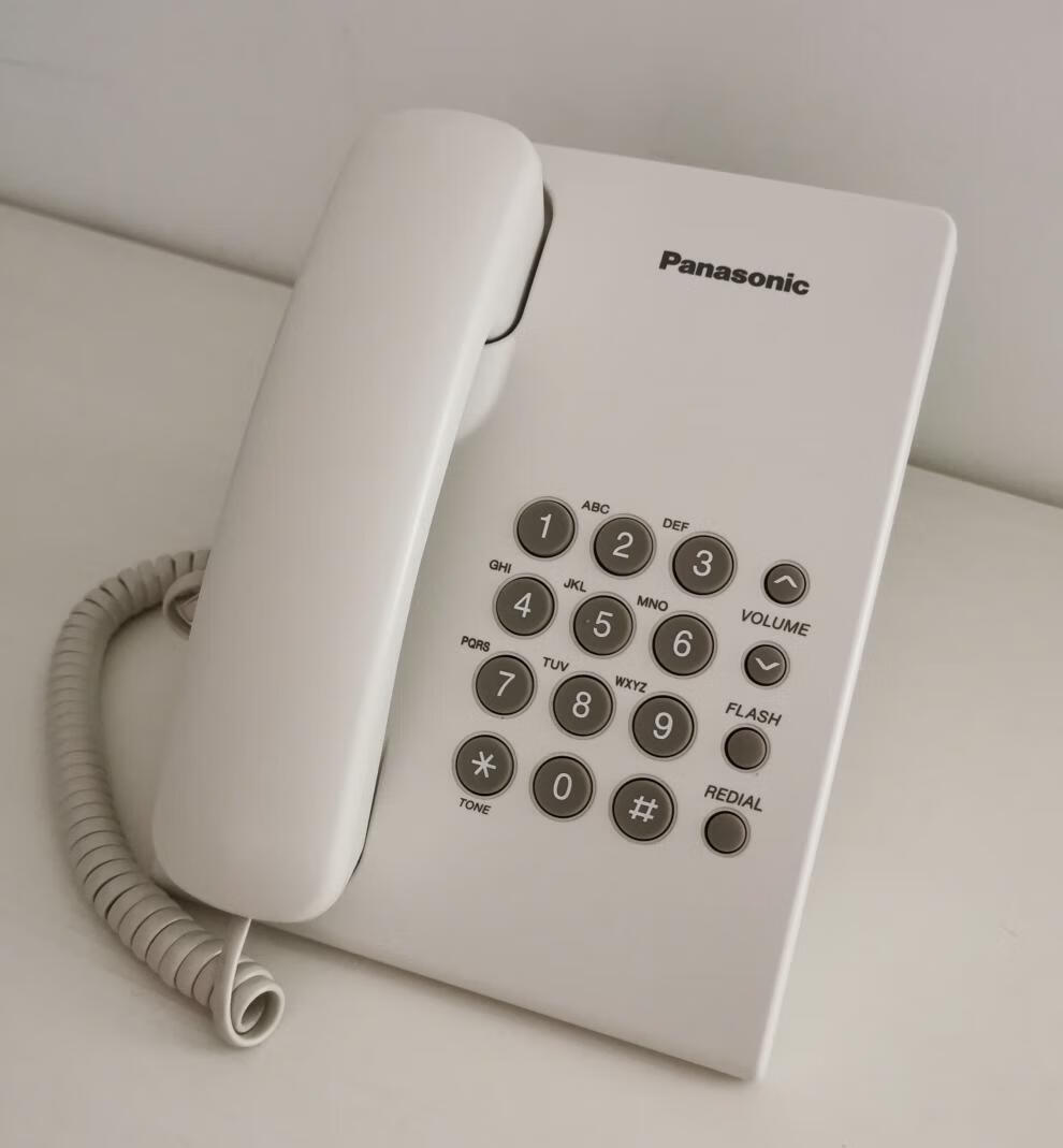 松下原装电话kx-ts500mx可挂壁式家用办公经济型座机 灰色【图片 价格