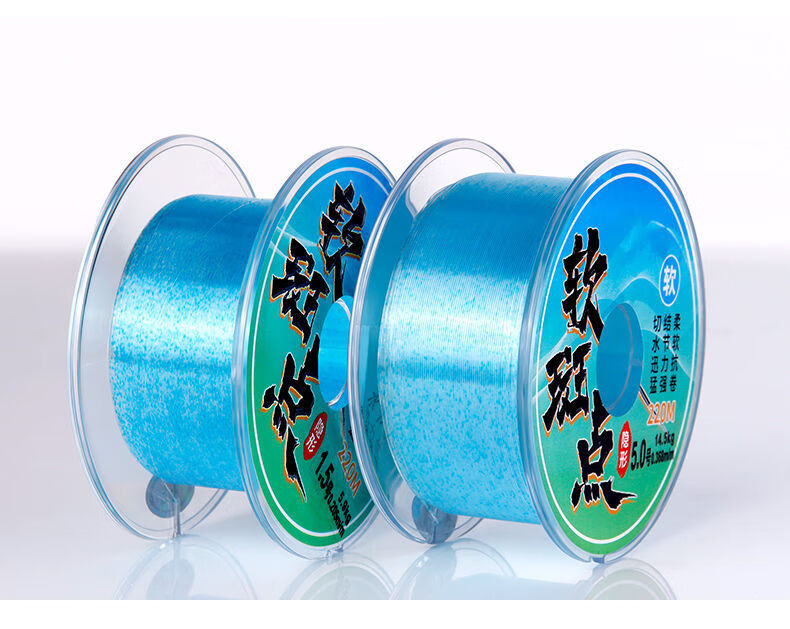 南啵丸日本原丝鱼线子线水无影拉力钓鱼线组隐形斑点主线100米水蓝