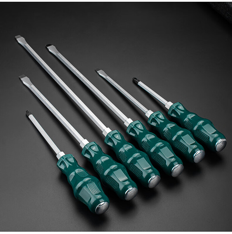 罗丝刀带磁镙丝刀一字螺丝刀加长杆十字德国进口穿心改锥起子平口带