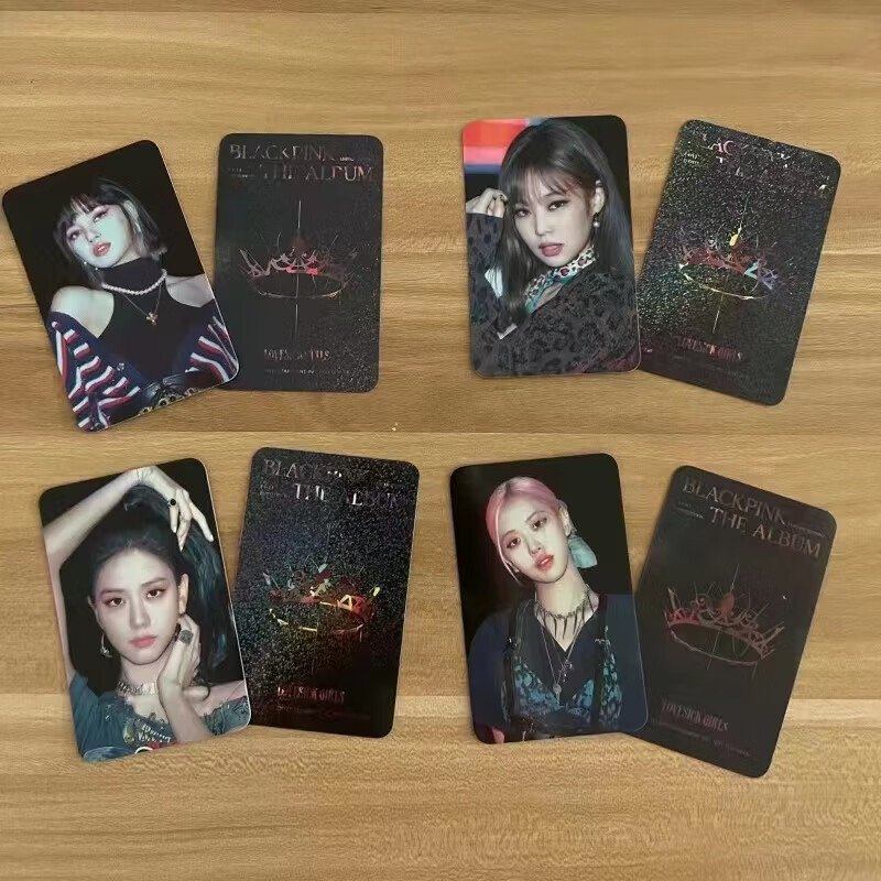 blackpink小卡blackpink小卡blackpink五周年4 1pb写真集 rose款一套3