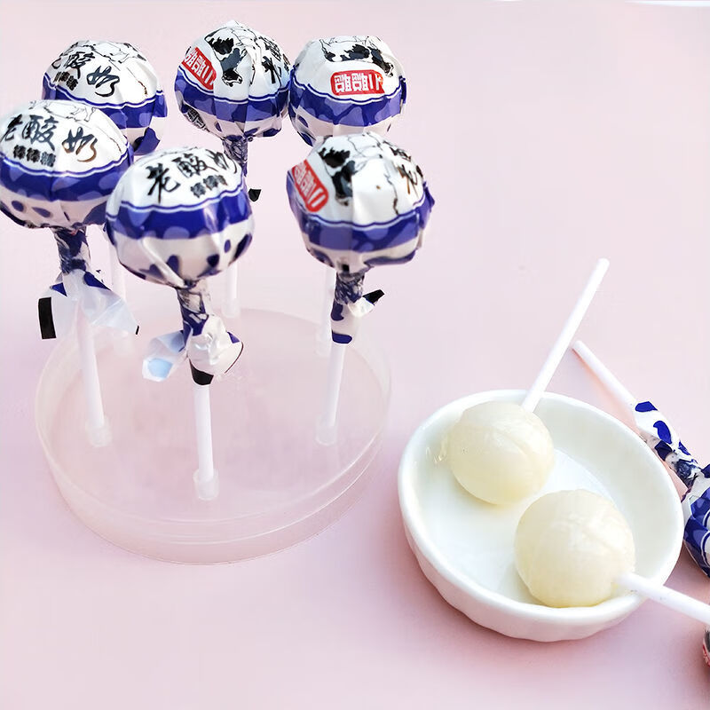 阿闽仔老酸奶棒棒糖30支桶装6克一支儿童奶味糖果怀旧零食奶糖老酸奶