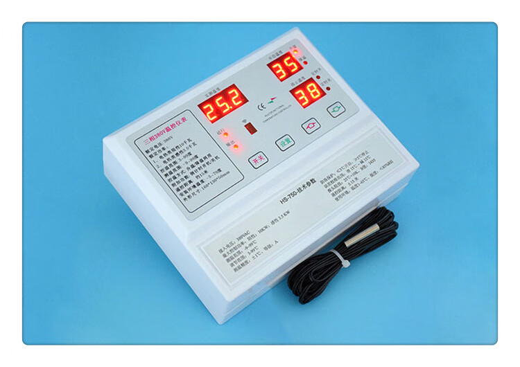 贝龙750三相风机温度控制器380v大功率养殖温控器温控仪表开关380v