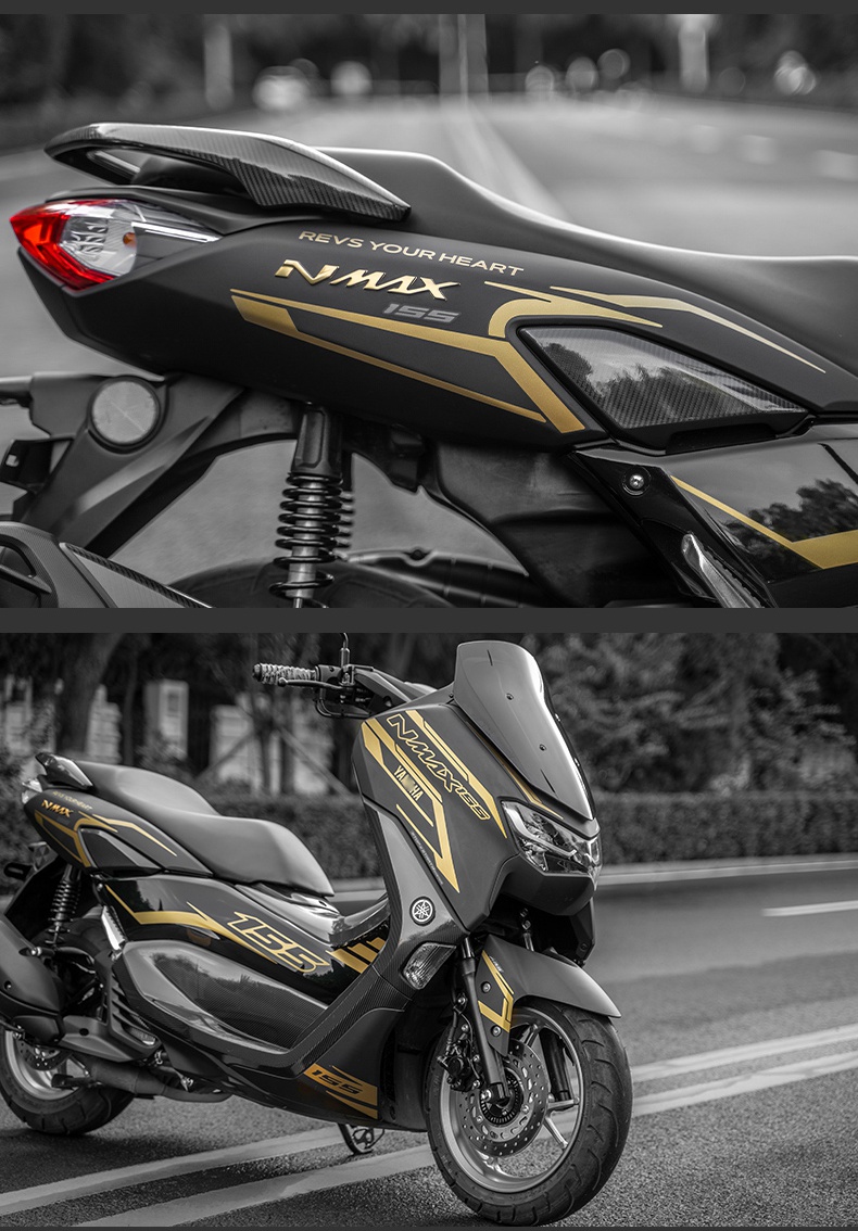 弘启博悦凌 雅马哈nmax155车贴适用nmax1贴纸拉花贴花彩贴改装大贸全