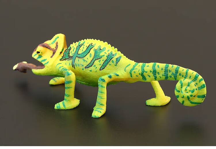 蜥蜴玩具 实心儿童仿真动物玩具爬行动物模型套装蜥蜴变色龙认知礼品