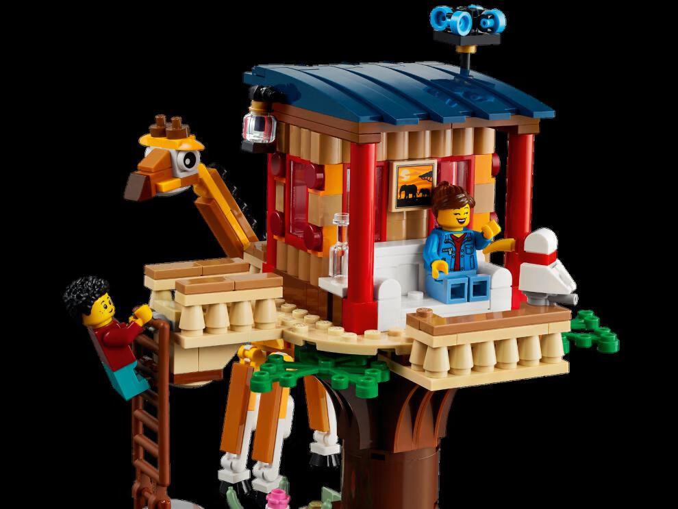 lego 乐高积木 创意三合一系列31116动物树屋儿童拼搭玩具同款 童拼搭